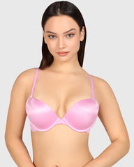 La Senza Obvious Hello Sugar Plunge Bra Light Pink / 34B