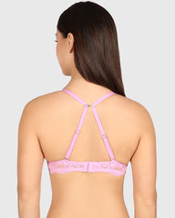 La Senza Obvious Hello Sugar Plunge Bra Light Pink / 34B