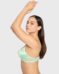 Hs Pu Pl B Smooth Cup With Opulent Lace Hemlock / 34B