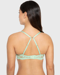 Hs Pu Pl B Smooth Cup With Opulent Lace Hemlock / 34B