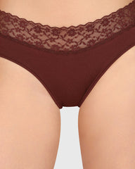 La Senza Trend Remix Hipster Panty Brown / M