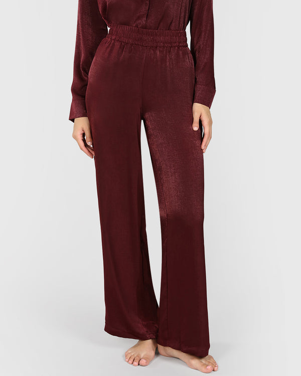La Senza Sexy Sleep Pants Dark Red / M