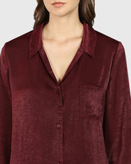 La Senza Sexy Sleep Sleveless Top Dark Red / M