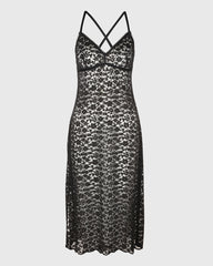 La Senza Sexy Sleep Slip Black / M