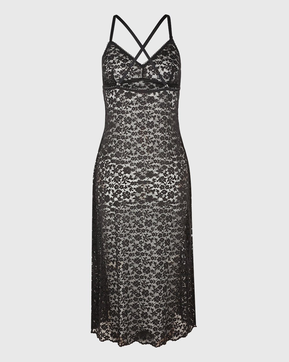 La Senza Sexy Sleep Slip Black / M