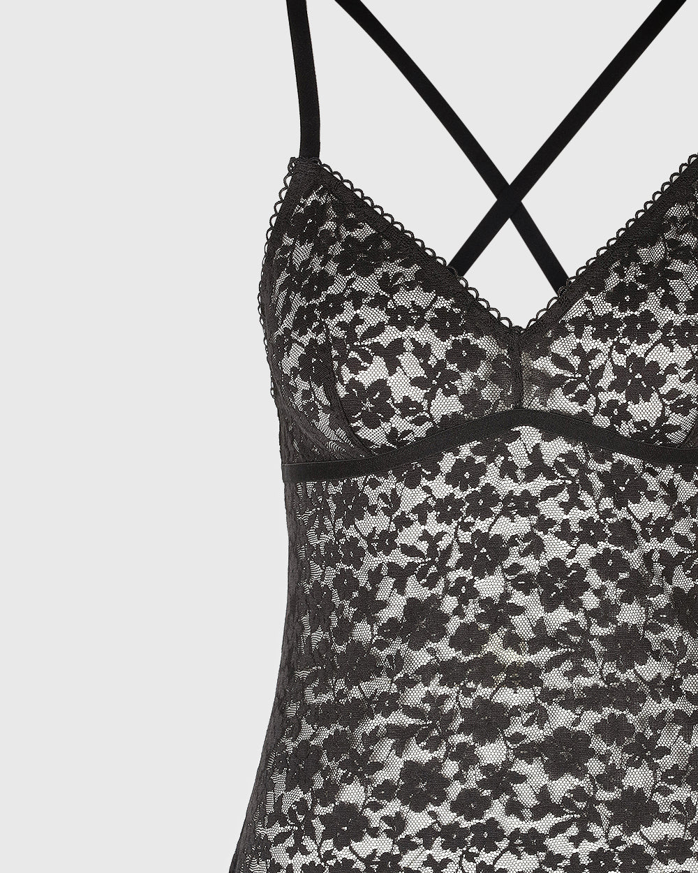 La Senza Sexy Sleep Slip Black / M