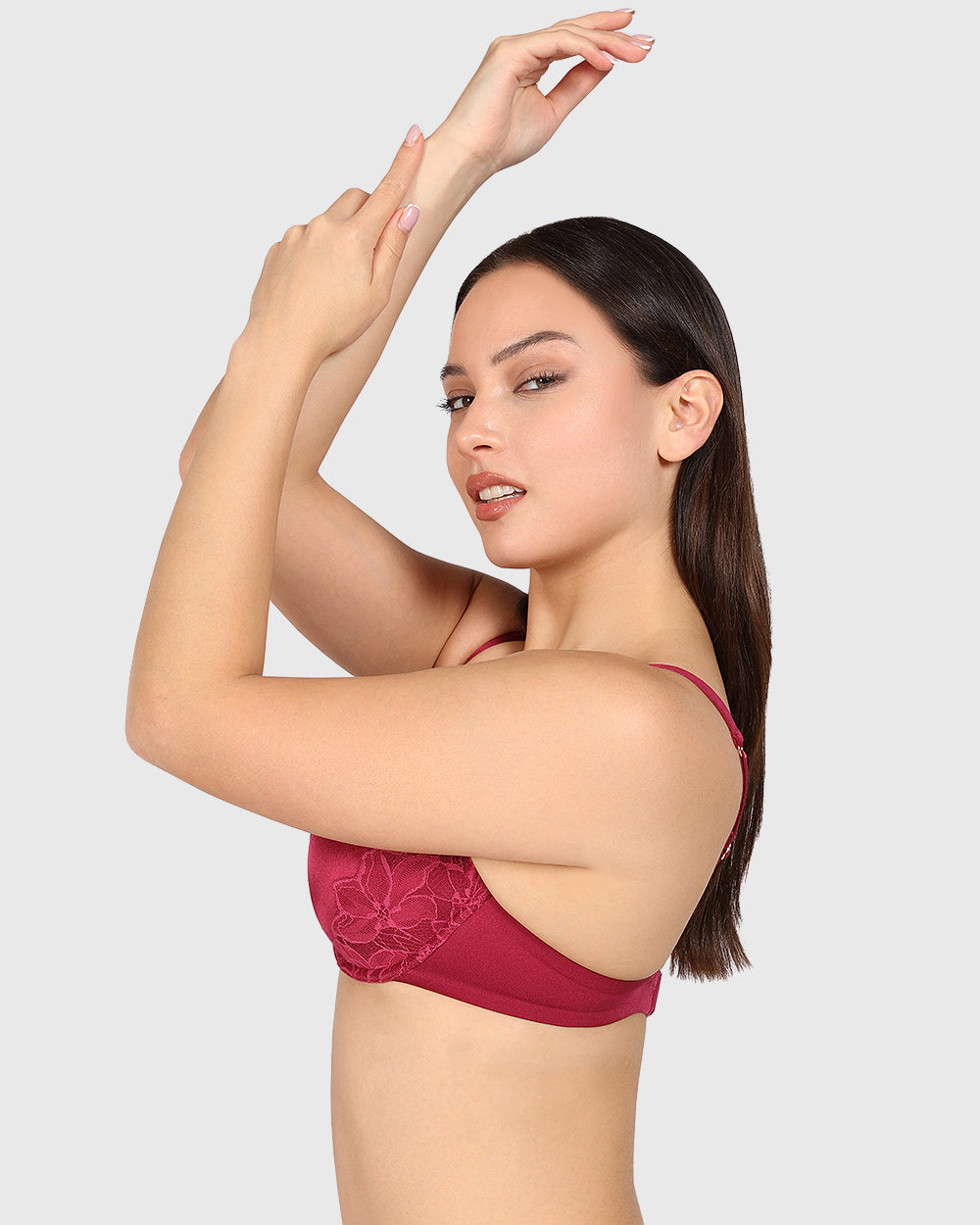 La Senza Obvious So Sexy Full Coverage Bra Dark Pink / 34B