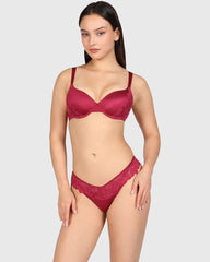 La Senza Obvious So Sexy Full Coverage Bra Dark Pink / 34B