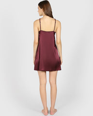 La Senza Sexy Sleep Slip Dress Dark Red / M