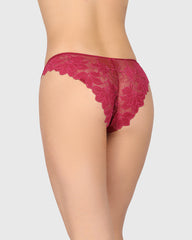 La Senza Sexy Diva Cheeky Panty Dark Pink / M