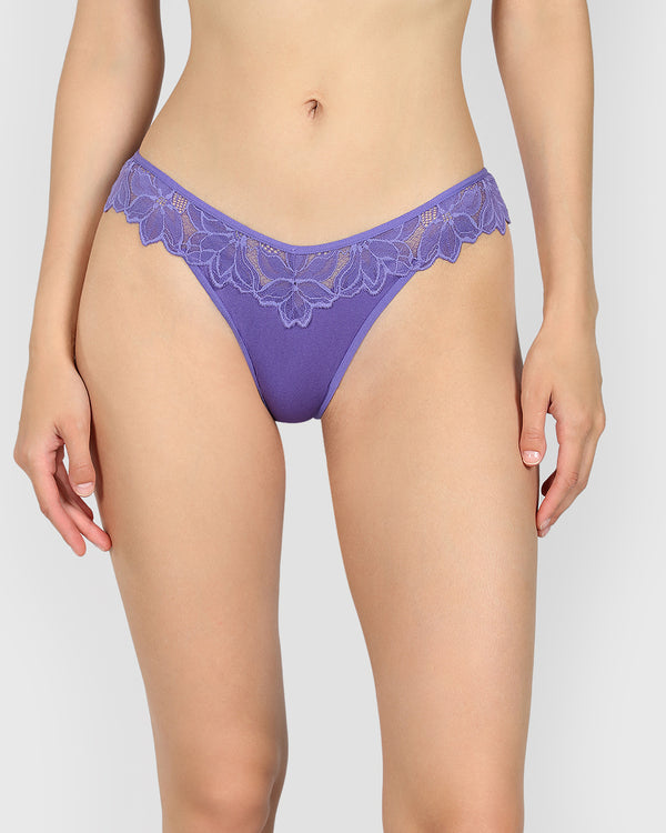 La Senza Diva Thong Panty Purple / M