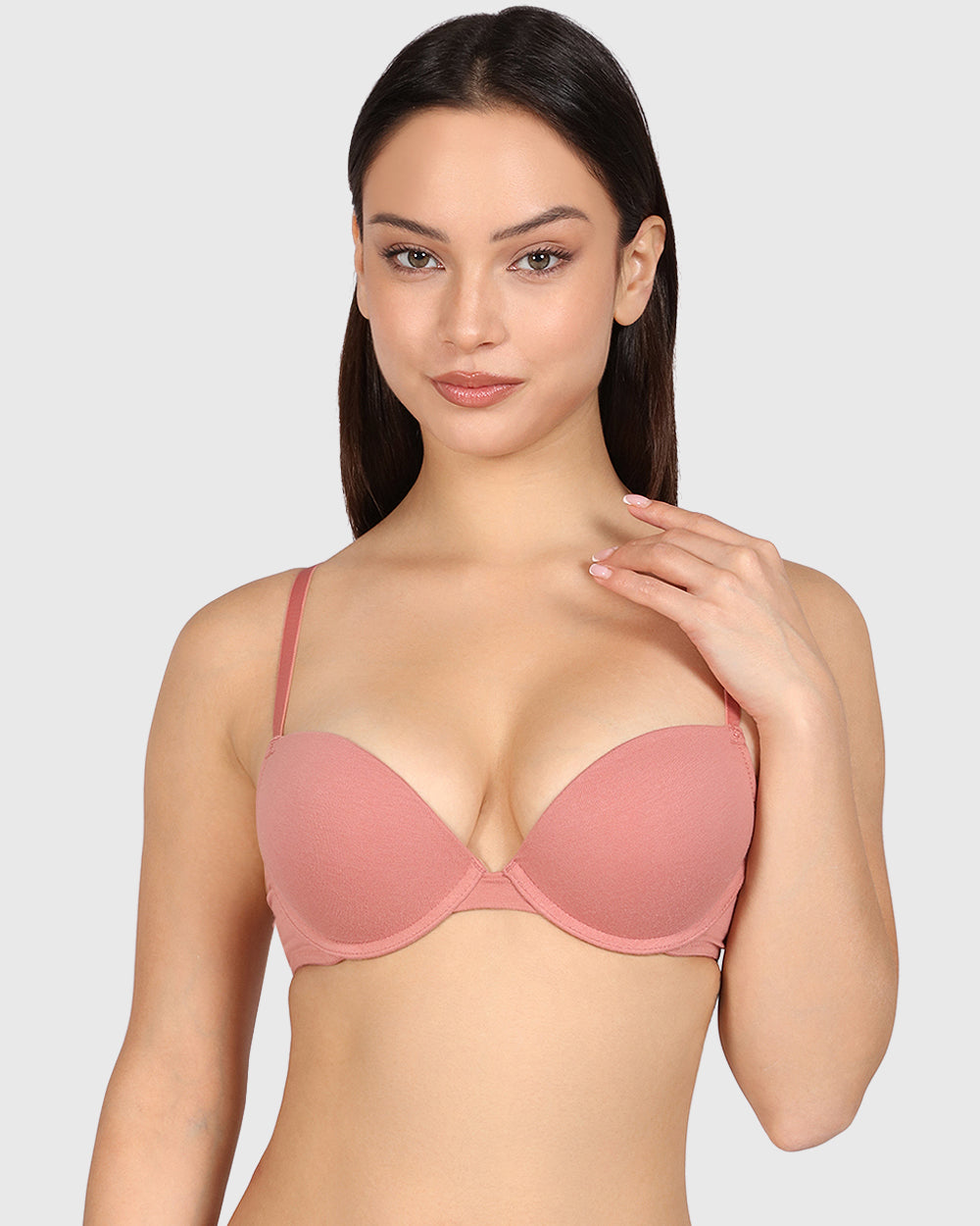 La Senza Trend Remix Plunge Bra Light Pink / 34B