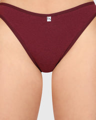 La Senza Trend Remix Cheeky Panty Dark Red / M