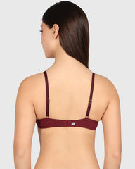 La Senza Trend Remix Plunge Bra Dark Red / 34B