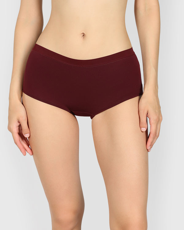 La Senza Ultrasoft Boyshort Panty Dark Red / M