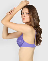 La Senza Light Pushup Plunge Bra Purple / 34B