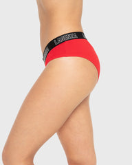 Rx Hipster Knockout Logo Chili Red With Black / M