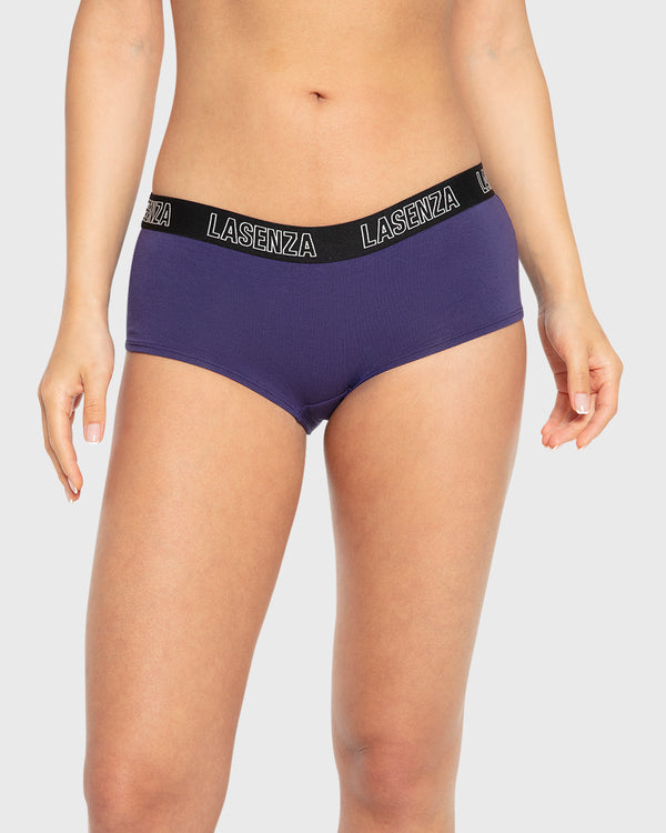 Rx Boyshort Knockout Logo Celestial Sky With Black / M
