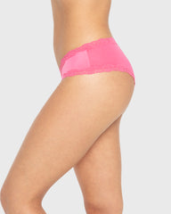 Diva Ki V Cheeky Ao Micro Lc Trim Hot Pink / M