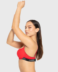 Essentials Ll Demi- Knockout Logo Ctn Chili Red With Black / 34B