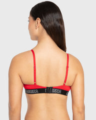 Essentials Ll Demi- Knockout Logo Ctn Chili Red With Black / 34B