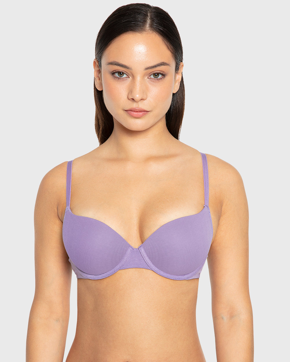 Essentials Ll Demi Cotton Body Ls Tag Purple Haze / 34B