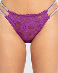 Diva Hl Mini Cheeky Lavish Lc W Rhinestone Sparkling Grape / M