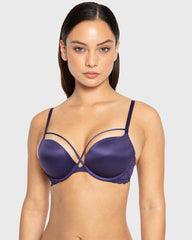 Bs Pu Pl Bc Smth Cup Lavish Lc W Bondage Straps Celestial Sky / 34B