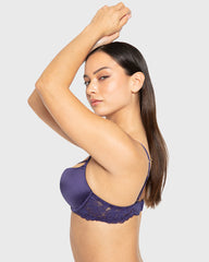 Bs Pu Pl Bc Smth Cup Lavish Lc W Bondage Straps Celestial Sky / 34B