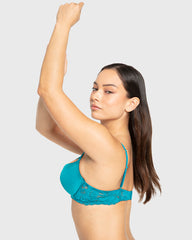 Bs Pu Pl Bc Smth Cup Lavish Lc W Bondage Straps Tahitian Tide / 34B