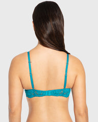 Bs Pu Pl Bc Smth Cup Lavish Lc W Bondage Straps Tahitian Tide / 34B