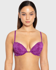 Bs Pu Pl Fc Lavish Lc Strappy Bk Sparkling Grape / 34B