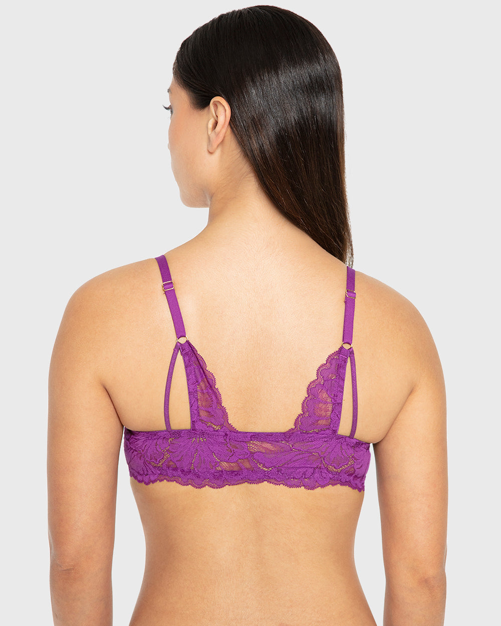 Bs Pu Pl Fc Lavish Lc Strappy Bk Sparkling Grape / 34B