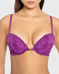 Bs Pu Pl Fc Lavish Lc Strappy Bk Sparkling Grape / 34B