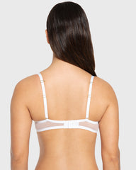 Bs Pu Pl Bc Lavish Lc W Foil Foiled White / 34B