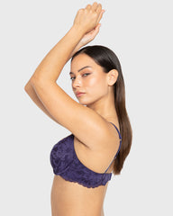 Ss Ll Flc Ao Lavish Lace Celestial Sky / 34B