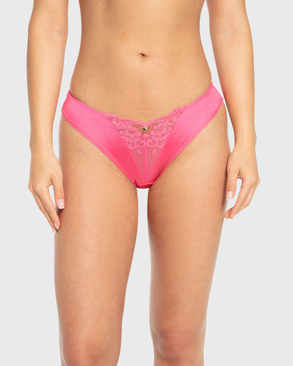 Diva Hl Mini Cheeky Romantic Lc Ft W Heart Charm Hot Pink / M