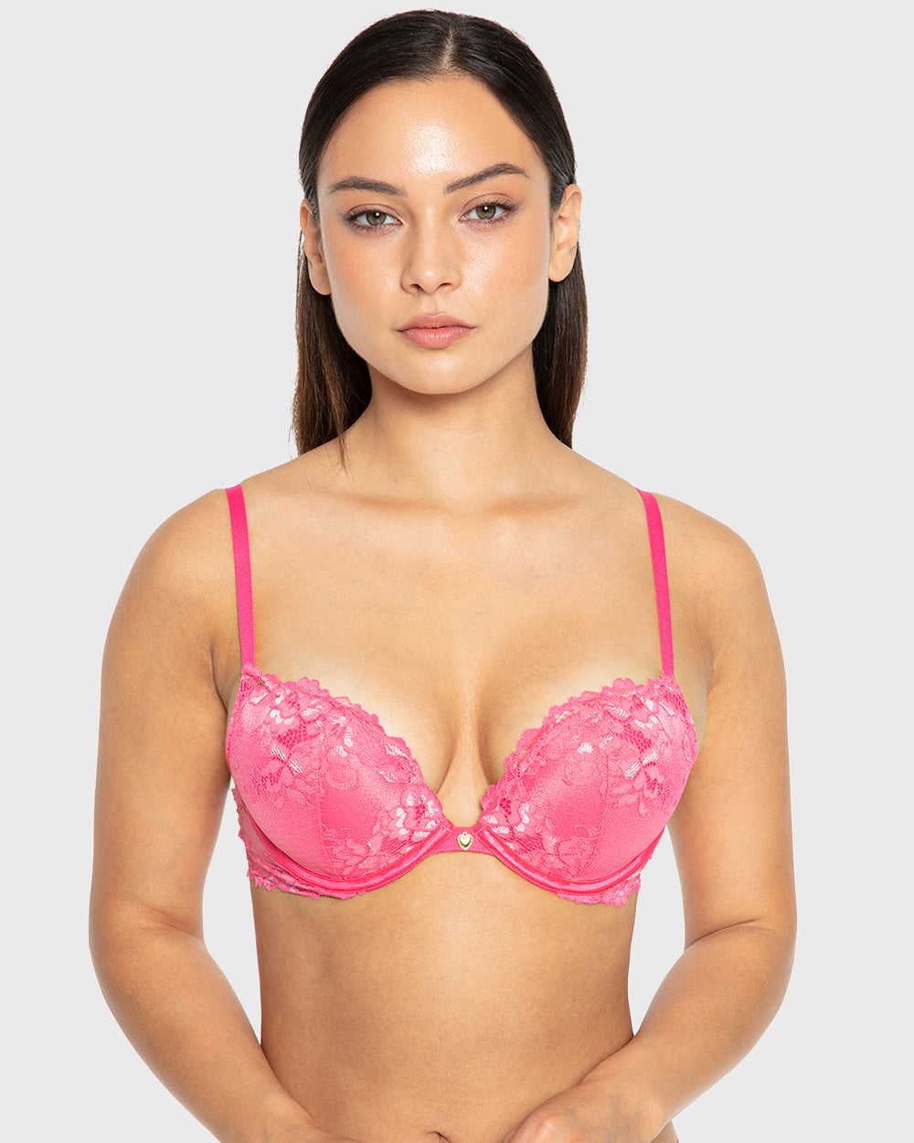 Bs Pu Pl Bc Ao Romantic Lc Hot Pink / 34B