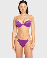 Hs Pu Pl Bc Smooth W Rhinestone Tape Designer Sparkling Grape / 34B