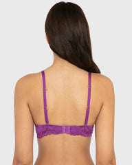 Hs Pu Pl Bc Ao Lavish Lc W Rhinestone Bondage Sparkling Grape / 34B
