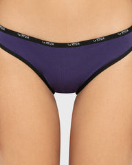 Essentials Bikini Cotton - Skinny Logo Celestial Sky With Black / M