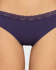 Us Cheeky Thong Modal With Beloved Trim Celestial Sky / M