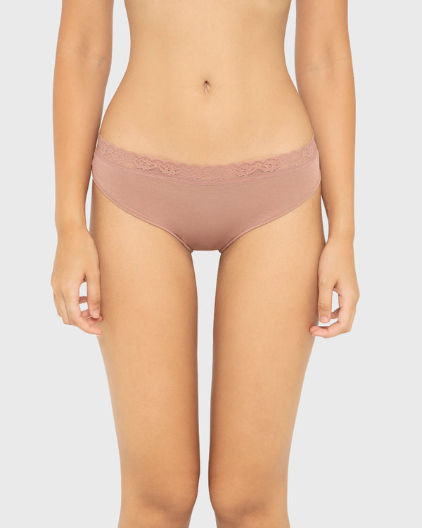 Us Cheeky Thong Modal With Beloved Trim Foiled Deer / M
