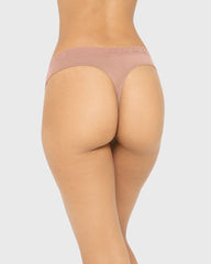 Us Cheeky Thong Modal With Beloved Trim Foiled Deer / M