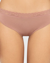 Us Cheeky Thong Modal With Beloved Trim Foiled Deer / M