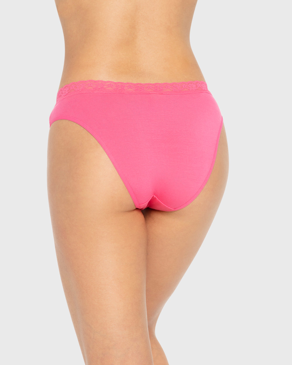 Us Bikini Modal With Beloved Trim Hot Pink / M