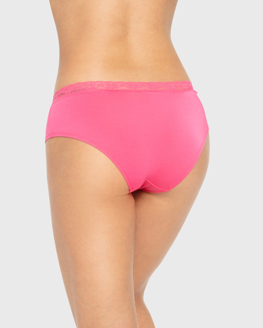 Us Hipster Modal With Beloved Trim Hot Pink / M