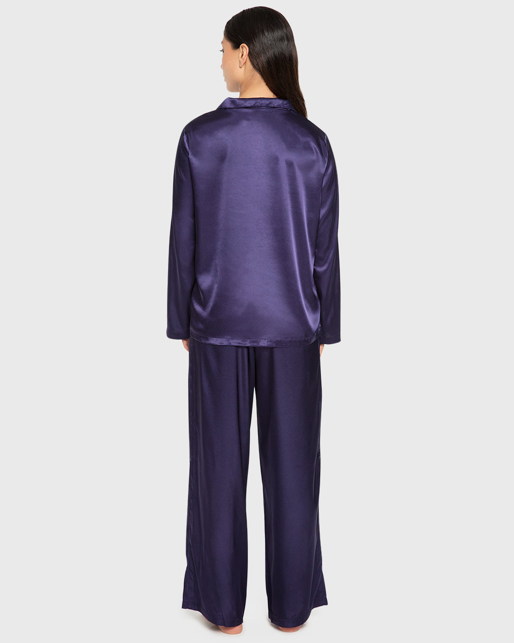 La Senza Sexy Sleep Satin Two Piece Long Pant Pajama Set