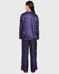 La Senza Sexy Sleep Satin Two Piece Long Pant Pajama Set