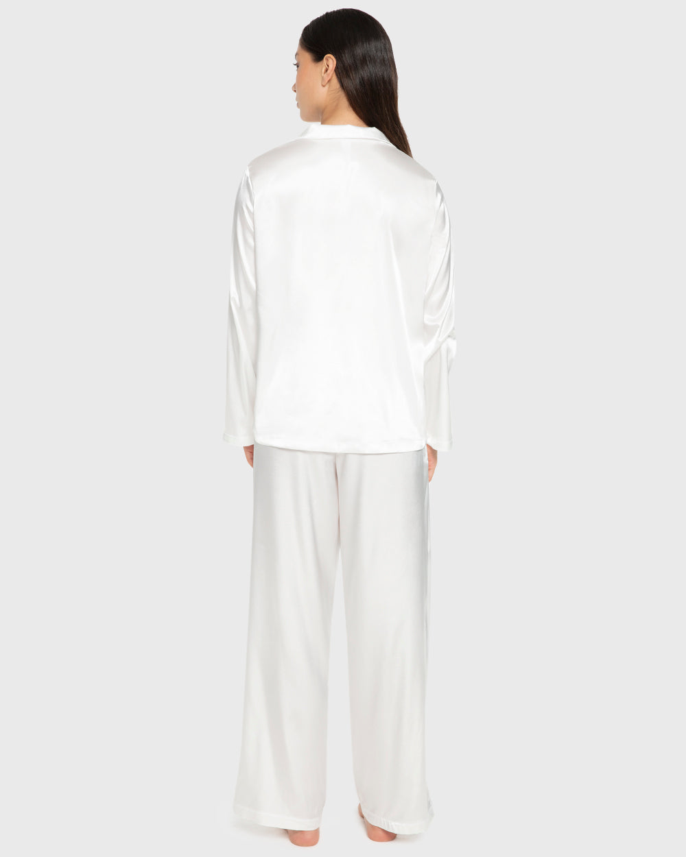 La Senza Sexy Sleep Satin Two Piece Long Pant Pajama Set